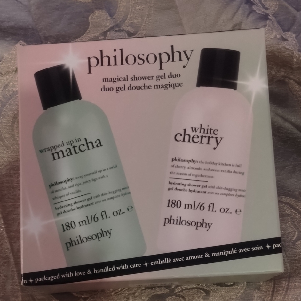 Philosophy Shower Gel Duo - Green & White